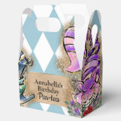 Alice in Wonderland Teaパーティー フェイバーボックス (オープン)