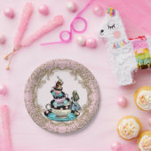 Alice in Wonderland Teaパーティー ペーパープレート (パーティー)