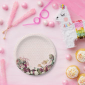 Alice in Wonderland Teaパーティー ペーパープレート (パーティー)