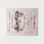 Alice in Wonderland Tea エレガントパーティーへようこそ タペストリー (正面(横))