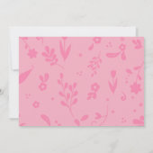 Alice in Wonderland Tea Baby Shower 招待状 (裏面)