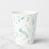 Alice in Wonderland Tea Baby Shower 紙コップ (裏面)