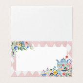 Alice in Wonderland Tea Party Birthday Food Label (外部フラット)