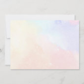 Alice in Wonderland Tea Party Birthday Photo 招待状 (裏面)