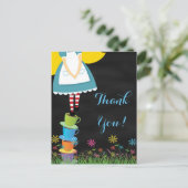 Alice in Wonderland Thank You Post Card ポストカード (スタンド正面)