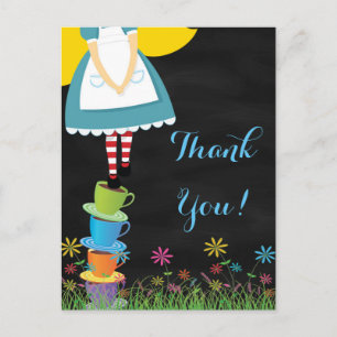 Alice in Wonderland Thank You Post Card ポストカード