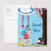 Alice in Wonderland Thank You Post Card ポストカード (正面/裏面)