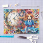 Alice in Wonderland Time for Tea Decompage 薄葉紙 (クラフト)