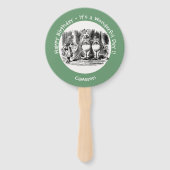 Alice in Wonderland Tweedledum & Tweedledeeパーティー ハンドファン (裏面)