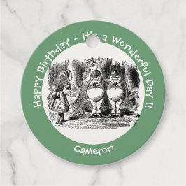 Alice in Wonderland Tweedledum & Tweedledeeパーティー フェイバータグ