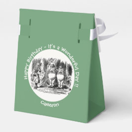 Alice in Wonderland Tweedledum & Tweedledeeパーティー フェイバーボックス