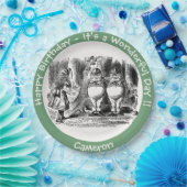 Alice in Wonderland Tweedledum & Tweedledeeパーティー ペーパープレート (パーティー)