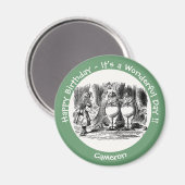 Alice in Wonderland Tweedledum & Tweedledeeパーティー マグネット (正面/裏面)