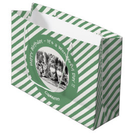 Alice in Wonderland Tweedledum & Tweedledeeパーティー ラージペーパーバッグ