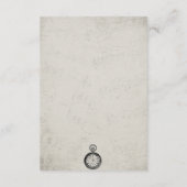 Alice in Wonderland Vintage Wedding詳細 エンクロージャーカード (裏面)