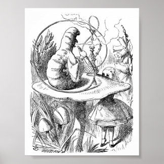 Alice in Wonderland Watch - The Caterpillar ポスター