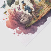Alice In Wonderland Water Color Decompage 薄葉紙 (詳細)