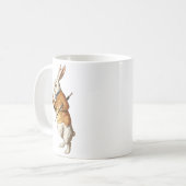 Alice in Wonderland - White Rabbit コーヒーマグカップ (正面左)