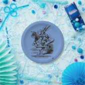 Alice in Wonderland – white rabbit children ペーパープレート (パーティー)