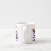 Alice in Wonderland White Rabbit Kaninchen pastel エスプレッソカップ (裏面)