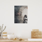 ALICE IN WONDERLAND & "WHY WOULD 離れ YOU"のサイン ポスター (キッチン)