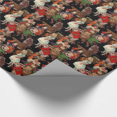 Alice in Wonderland with Friendsイラストレーション ラッピングペーパー (角)