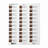 Alice in Wonderland with Friendsイラストレーション ラベル (フルシート)