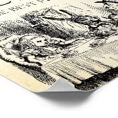 Alice in Wonderland -Youre完全にボンカー – 不機嫌H ポスター (角)