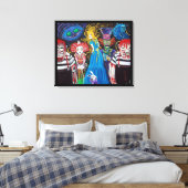 Alice in Zombieland Canvas Print キャンバスプリント (インサイチュ (寝室))