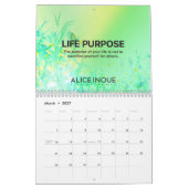 Alice Inoue Life Guidance 2025 カレンダー (3月 2027)