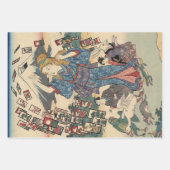 Alice Lost in Japan | Ukiyo-e ラッピングペーパーシート (正面2)