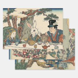 Alice Lost in Japan | Ukiyo-e ラッピングペーパーシート