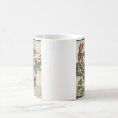 Alice Lost in Japan | Ukiyo-e Floating Wonder コーヒーマグカップ (中央)