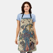 Alice Lost in Japan | Ukiyo-e Floating Wonderland エプロン (着用した状態)