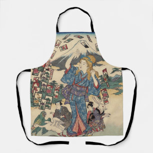 Alice Lost in Japan Ukiyo-e Floating Wonderland エプロン