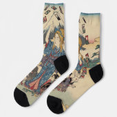 Alice Lost in Japan | Ukiyo-e Floating Wonderland ソックス (左)