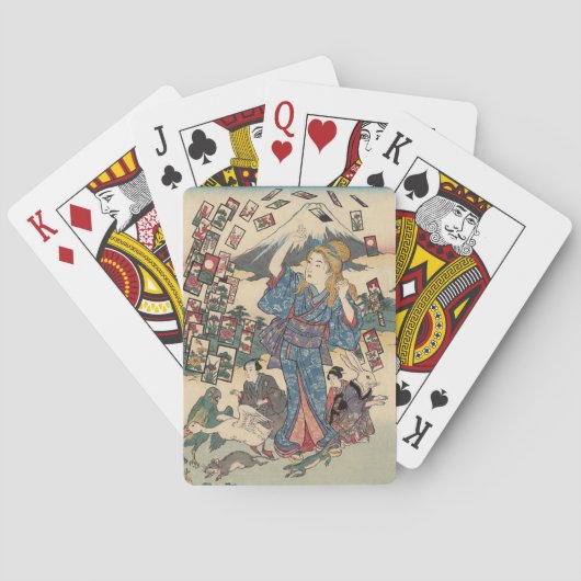 Alice Lost in Japan | Ukiyo-e Floating Wonderland トランプ (裏面)