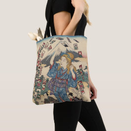 Alice Lost in Japan | Ukiyo-e Floating Wonderland トートバッグ