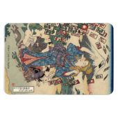 Alice Lost in Japan | Ukiyo-e Floating Wonderland マグネット (横)