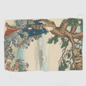 Alice Lost in Japan | Ukiyo-e Mad Journey ゴルフタオル (横)