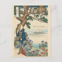 Alice Lost in Japan | Ukiyo-e Mad Journey ポストカード