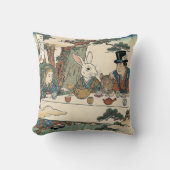 Alice Lost in Japan | Ukiyo-e Mad Tea Party クッション (正面)