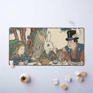 Alice Lost in Japan   Ukiyo-e Mad Tea Party デスクマット