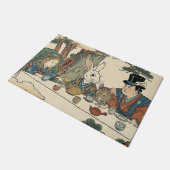 Alice Lost in Japan | Ukiyo-e Mad Tea Party ドアマット (アングル)