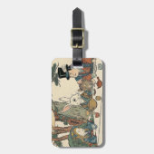 Alice Lost in Japan | Ukiyo-e Mad Tea Party ラゲッジタグ (正面縦)