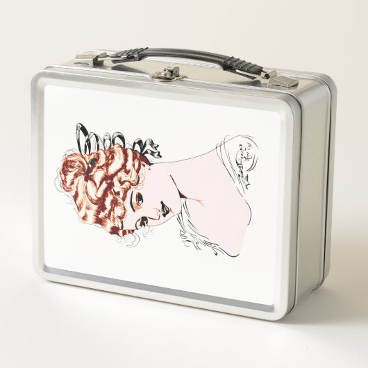 Alice M. McPherrin by Russell L. Swigert 1917アート メタルランチボックス (正面)