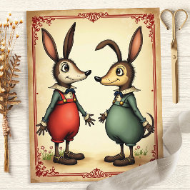 Alice Mouse お洒落 Friendsスクラップブック紙