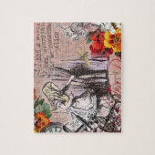 alice nonsense wonderland curtain ジグソーパズル (縦)