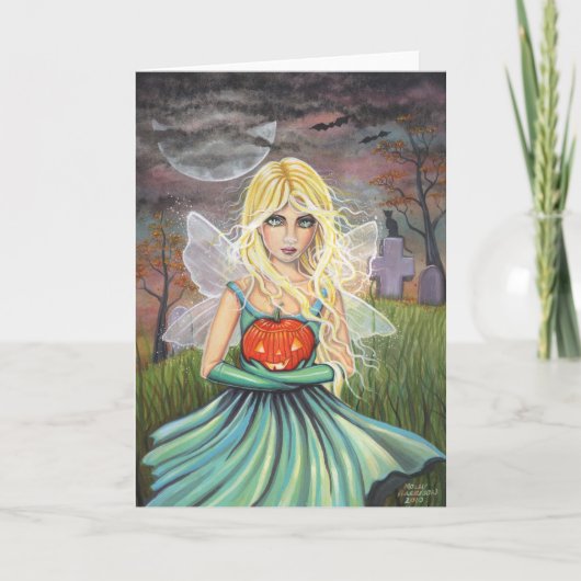 Alice on Halloween Fairy Card by Molly Harrison カード (正面)
