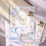Alice Onederland、不機嫌ハッター、Girl 1st birthday サンキューカード<br><div class="desc">これらの「Alice in Onederland」をテーマにしたサンキューカードは、小さな女の子の最初の誕生日のお茶パーティーの後表現で、の感謝に最適である。不機嫌ハッタお洒落ーを含む最愛の物語の要素で飾られたカードは、柔らかいピンク色の配色で魔法の紅茶パーティーの本質を捉えている。このデザインは、不思議の国のアリスの魅力を呼び起こす魅力的なイラストを備えた、少女の最初の誕生日に特に合わせて調整されていよくはしゃぐる。各カードは気に楽しく思い出に残る方法で作ら感謝していれている。ピンク色の色合いは優しいtouchフェミニンを加え、子供の特別な日からこれらのカードを愛らしい形見に作る。</div>